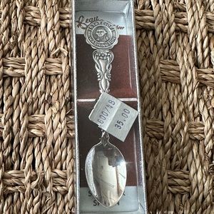 Tiny sterling silver spice spoons